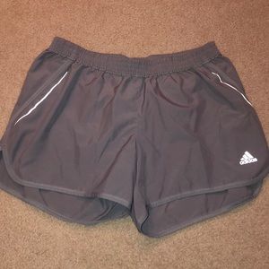 Grey Adidas athletic shorts. Sz M